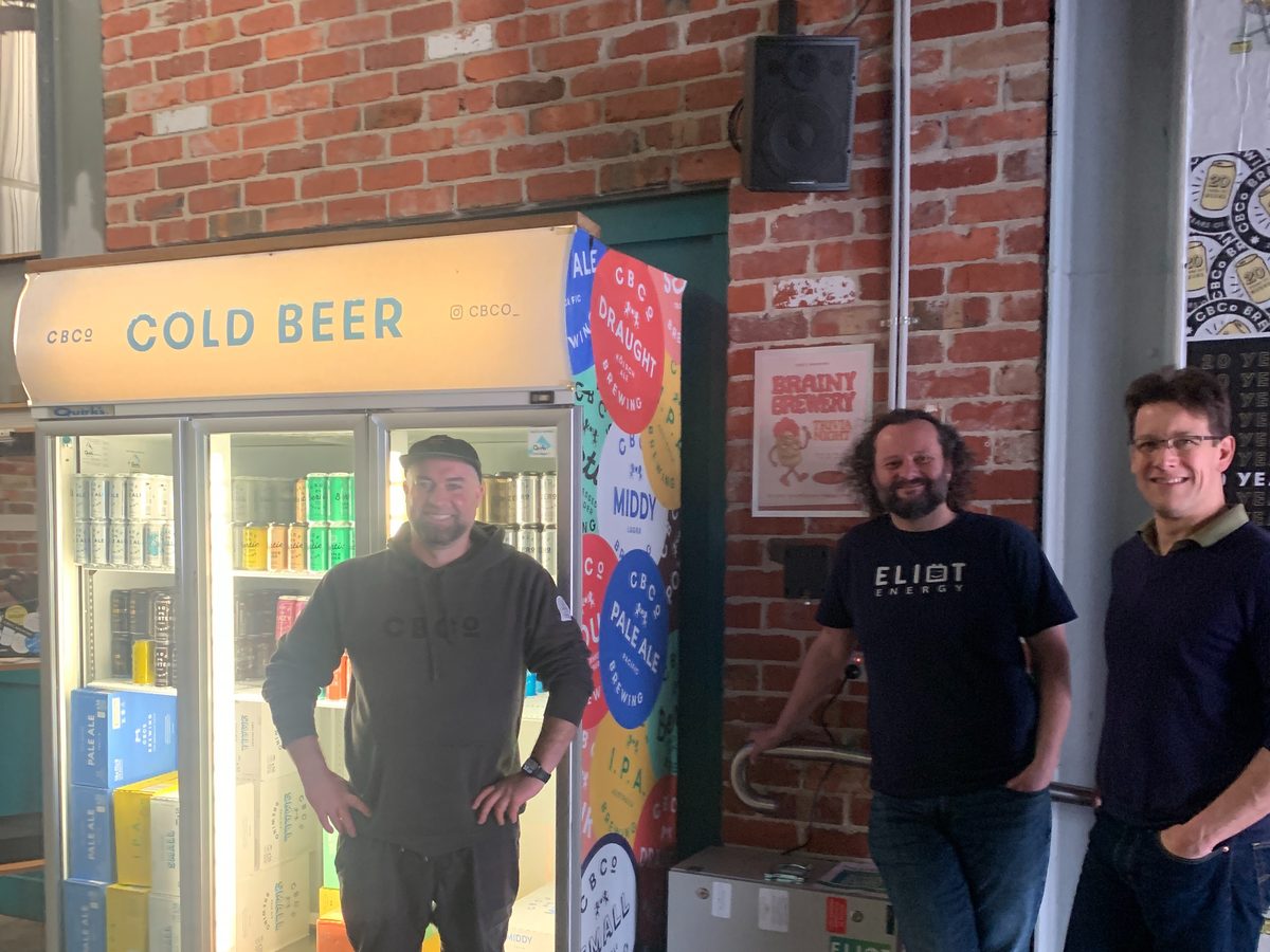 ELIoT battery installed at CBCo Brewing