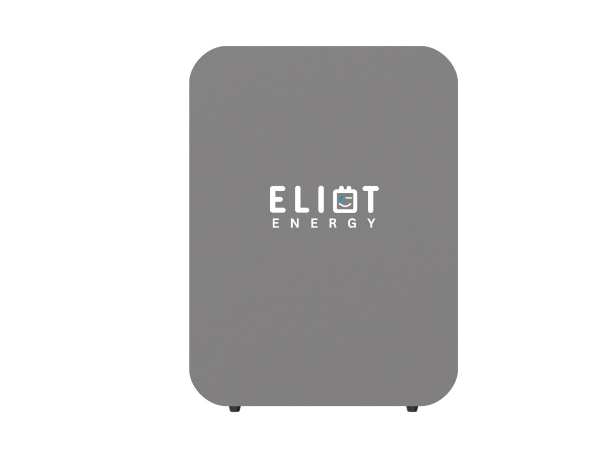 The ELIoT battery unit product render on a white background